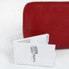 Azeeda 'Retro Microphone' Compact/Travel/Pocket Makeup Mirror (CM00008870)