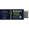 Organic Peppermint Toothpaste Made by Krista's Natural Products - 75 g (2.6 oz)