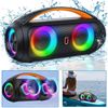 Boombox Portable Wireles Bluetooth Speaker Music Player Waterproof +2 Microphone