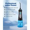 Cordless Water Flosser for Teeth Professional Water Teeth Cleaner Picks Dental Oral Irrigator with 3 Modes & 4 Jet Tips for Braces Gums, IPX7 Waterproof, 300ml Detachable Tank for Mother Day Gift