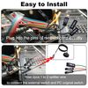 YARCHONN PC Power Button Switch Desktop Computer Power Switch External Computer Motherboard Remote Start Button Extension Cord with LED Light -1.8M /5.9FT Black