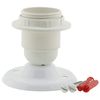 E27 Batten Bulb Holder (lampholder) in Off-White for Ceiling or Wall