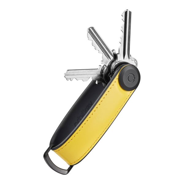 Orbitkey Key Organiser Hybrid Leather (Solar Yellow)