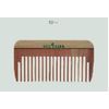KostKamm Wooden Mini Pocket Comb 8 cm Pack of 1