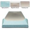 Face Shadow Glasses Case Hard Shell Light Portable Eyeglass Case PU Leather Magnetic Closure Sunglasses Case