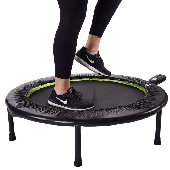 Stamina Fitness Trampoline 1635 | Quiet and Safe 36" Diameter Bouncing Surface | Fitness Monitor Included