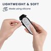 kwmobile Earphone Case for JBL WAVE BUDS - Wireless Earbuds Silicone Drop Prevention Black