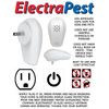 ElectraPest 3 PC WHITE Indoor Ultrasonic Pest Repellers BUGS, RATS, MICE, & MORE