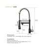 AIMADI Kitchen Sink Faucet,Black Kitchen Faucets with Pull Down Sprayer,Black...
