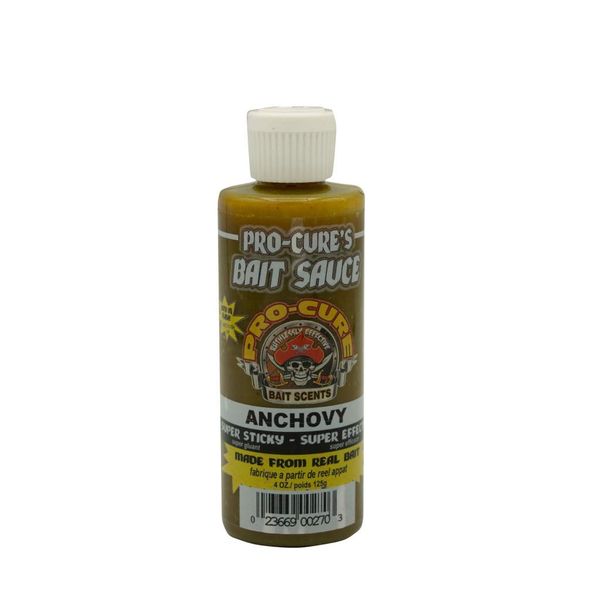 Pro-Cure Anchovy Bait Sauce, 4 Ounce, Yellow