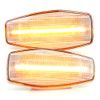 V-172103 2 x LED Indicator Side Indicator without Error Message with E4 Certification Mark White Vision