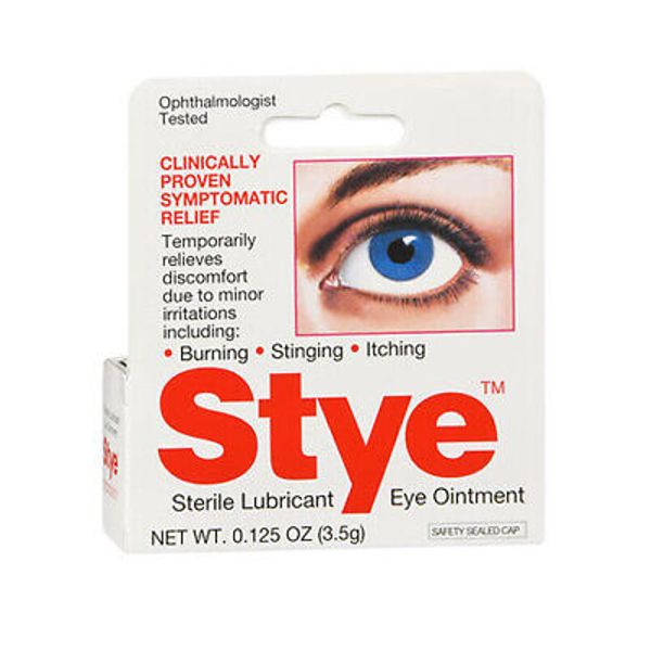 Stye Sterile Lubricant Eye Oinment 0.125 oz By Stye