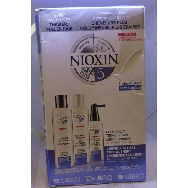 Nioxin Set-3 Piece Maintenance Kit System 5 With Cleanser 100ml/3.38oz Hair Care