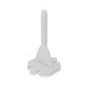 FUX Tile Levelling System 3mm, 200 Pieces Threaded tabs Joint Width 3mm, Tile Leveling System, Tile spacers, self Levelling Tools, tiling Tools, Carpenter Tools, Tile Clips (200 tabs 3mm)