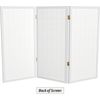 3 Ft. Short Window Pane Shoji Screen - White - 3 Panels