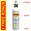 BRONZE - Sunless Self Tanning Lotion - DARK - 8 oz + Best Tanner Mitt
