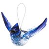 Ganz Blue Jay Ornament with Charm, ACRY-1071