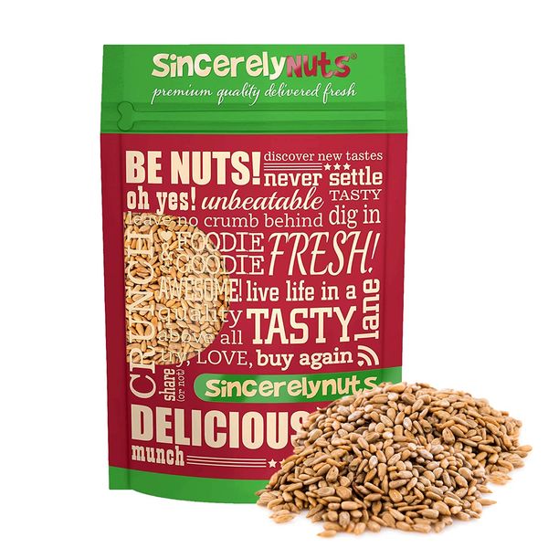 Sincerely Nuts Sunflower Seeds Roasted and Salted, Hulled | No Shell, Gluten-Free Snack, Vegan, and Kosher Certified, 2(LB) Bag