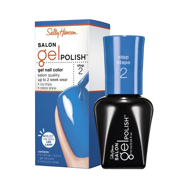 Sally Hansen Salon Pro Gel Nail Polish Lacquer, Blue My Mind, 0.24 Fl. Oz.