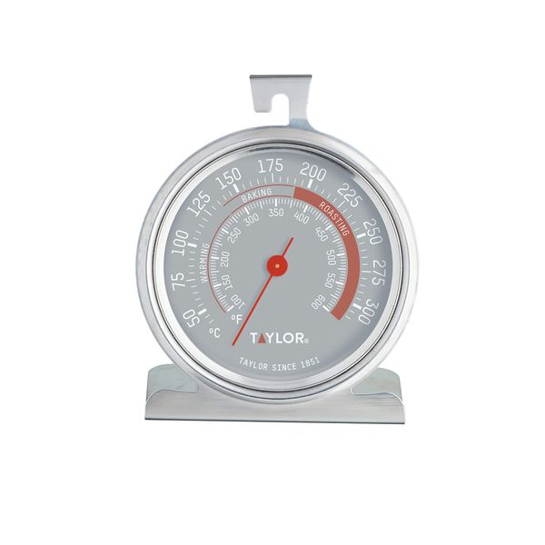 TAYLOR TYPTHOVEN Pro Oven Thermometer, Stainless Steel, 9 x 8.5 cm