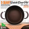 Nutrichef NCCW14SBRDOP Cookware-Dutch Oven Pot