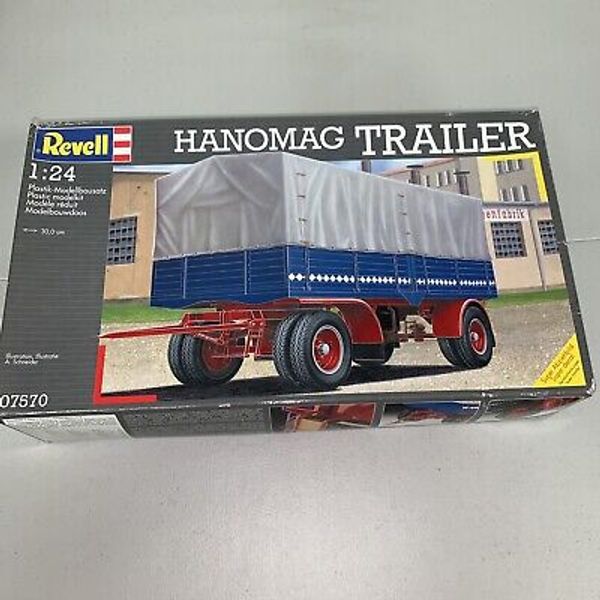 Revell 07570 HANOMAG TRAILER 1:24 Scale Model Kit Unopened Sealed Box