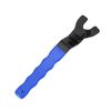 sourcing map 1pcs Angle Grinder Wrench 0.4"-1.6"(10-40mm) Range Universal Adjustable Lock Nut Pin Replacement Wrenches Spanner for Angle Grinder Machine Table Grinder Marble Machine, Blue