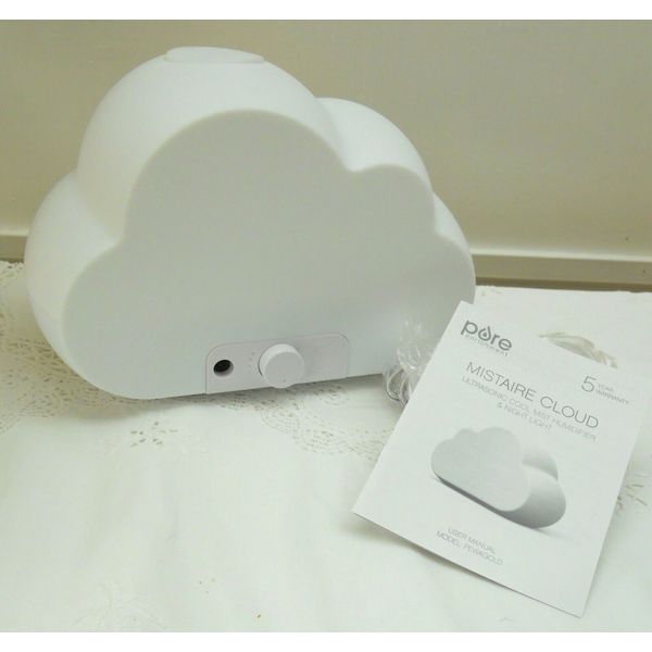 MistAire Cloud Ultrasonic Cool Mist Humidifier & Mood Light