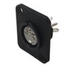 Deltron 5 Pin DIN Chassis Panel Mount. Female Connector. 651-0500. D-Type.