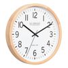 404-53707 La Crosse Technology 12.8" Atomic Wall Analog Wall Clock - Beech Wood
