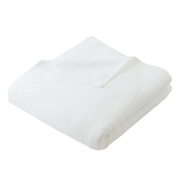 Muko Towel Towel Sheet Single (Approx. 55.1 x 94.5 inches (140 x 240 cm) Thin Terry Cloth Flat Sheet 100% Cotton Sweat Absorption Water Absorption Senshu Towel Made in Japan Washable Solid 1 Piece Off