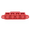 Busbar, 2 Piece Stud Power Distribution Block 4 Terminals Easy Installation M8