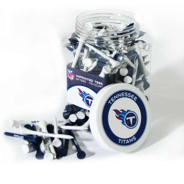 Team Golf NFL 2-3/4" Golf Tees, 175 Pack, Regulation Size, Multi Team Colors