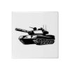 'Army War Tank' 108mm Square Ceramic Tile (TD00027833)
