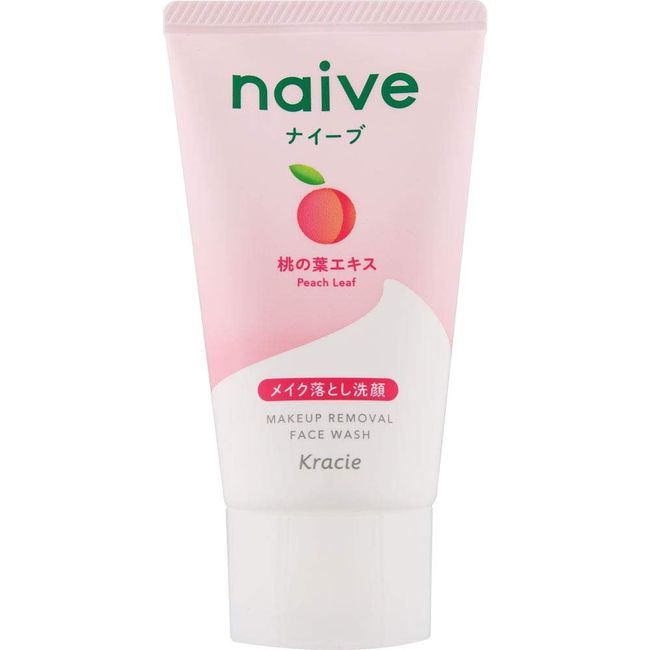 Naive Makeup Cleansing Foam, Peach Leaf Mini 1.6 oz (45 g)