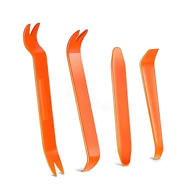4pcs Pry Bar Set Automotive Dash Panel Plastic Trim Tool Molding Remover