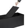 43" Folding Storage Ottoman Bench Storage Stools Footrest for Home Organizer