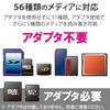 Elecom MR3-A006 USB 3.0 Memory Reader/Writer, Supports SD, microSD, MS, XD, CF, Slim Connector