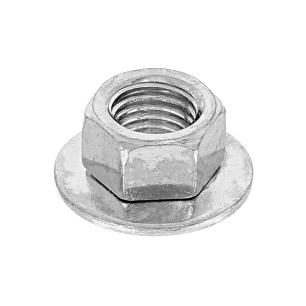 Iron/Trivalent Black Small Disc Spring Nut (Fine) M10 (5 Pack)