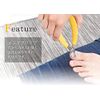 Aimedia Nipper Nail Clippers for Easy Toenails, Long Grip, Yellow, 1 Piece