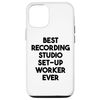 iPhone 14 Best Recording Studio Setup Worker Ever スマホケース