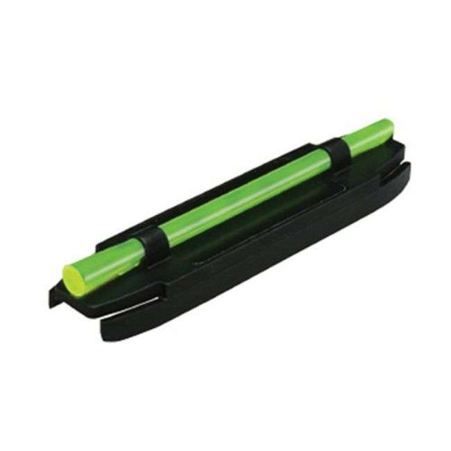 HIVIZ Wide Magnetic Fiber Optic Shotgun Sight with Green Light Pipe