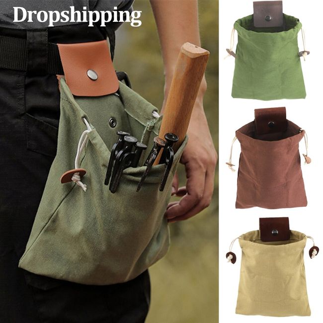1pc Outdoor Camping Foraging Bag Fruit Picking Bag Hanging Waist Bag, Check Today's Deals