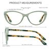 Blue Light Blocking Glasses Computer Cateye Clear Cat Eye Blue Frame