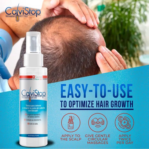 Calvistop Spray - Hair Thickening Spray for Thin Hair Texturizing Spray Hair Loss Prevention and Hair Regrowth Serum | Stimulate Hair Follicles – 100ml (1)