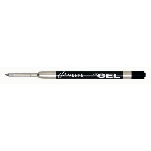 Parker Quink Gel Ball Pen Refill Medium - Black (Blister Pack)