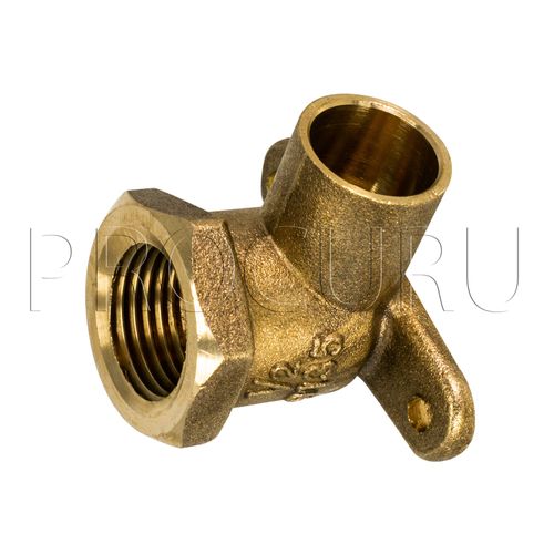 PROCURU 1-Pack 1/2-Inch Drop Ear 90 Elbow C x FNPT (Sweat x Female Thread), Certified Safe for Potable Water