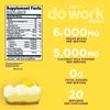 Perk Do Work BCAAs + Hydration Electrolytes Powder Lemon Tart Flavored 20 servs