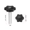 uxcell Clamping Handle Screw Knobs Handle Star Knob M8 x 40mm Male Thread