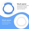 2pcs O Oral Watch Speak Orthodontics Tool Lipless Shape for Mouthguard Teeth White Orthodontic Opening Game Fun Ya Opener Blue Block Device Mouth Intraoral Autoclavable Cheek